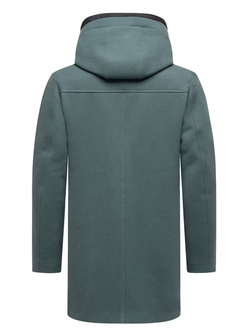 Abrigo de invierno para hombre Stone Harbour Fenroos con acabado tipo lana y capucha desmontable - Image 4