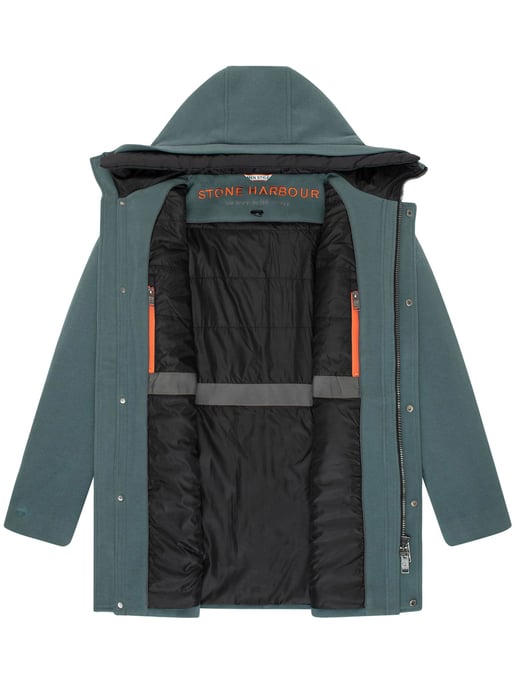 Abrigo de invierno para hombre Stone Harbour Fenroos con acabado tipo lana y capucha desmontable - Image 5