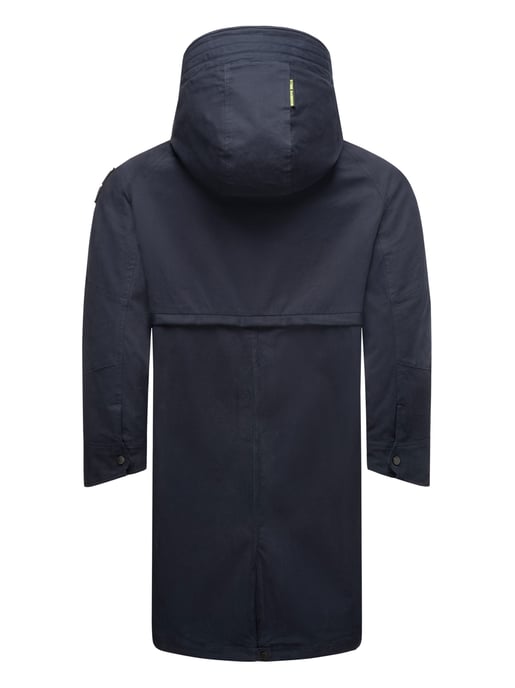 Chaqueta ligera para hombre Stone Harbour Yaroon de algodón y corte largo - Image 4
