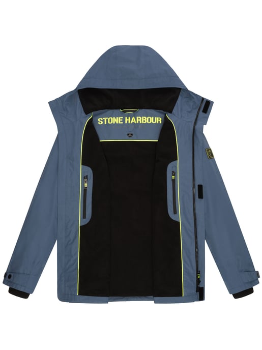 Chaqueta ligera para hombre Stone Harbour Zanjaar con forro polar y cremallera doble - Image 5