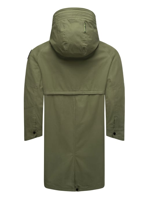 Chaqueta ligera para hombre Stone Harbour Yaroon de algodón y corte largo - Image 4