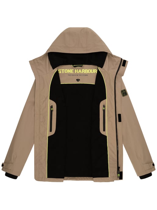 Chaqueta ligera para hombre Stone Harbour Zanjaar con forro polar y cremallera doble - Image 5