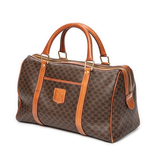 Celine Vintage Medium Boston en Marrón Lona recubierta - Image 2