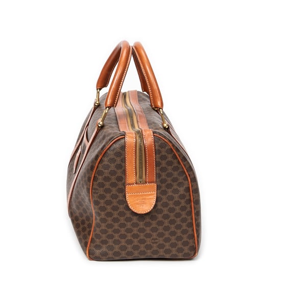 Celine Vintage Medium Boston en Marrón Lona recubierta - Image 3
