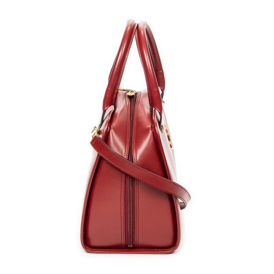 Celine Vintage Boston  en Rojo Piel de becerro - Image 4