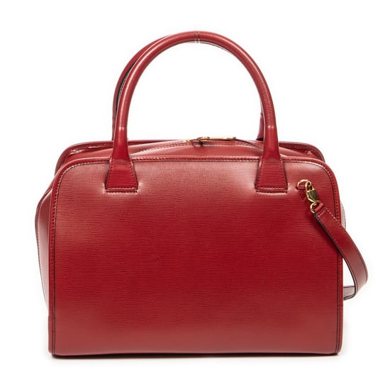 Celine Vintage Boston  en Rojo Piel de becerro - Image 5