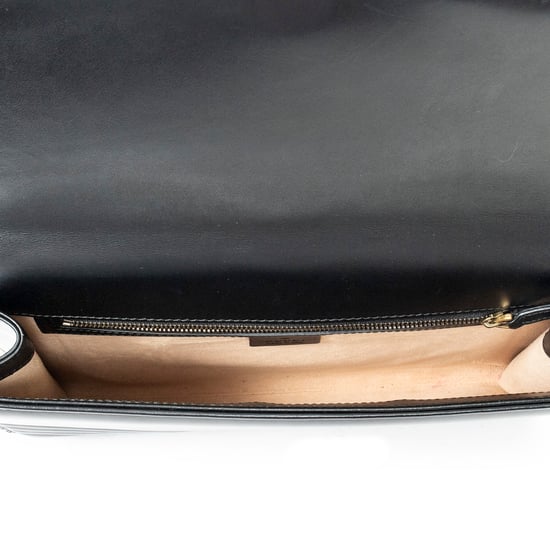 Gucci GG Marmont Flap Clutch en Negro Piel de becerro - Image 3