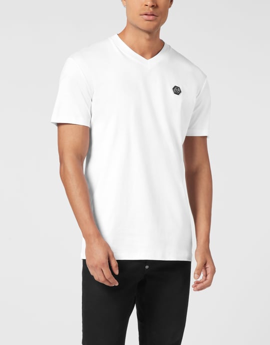 Basic V-Neck T-Shirt Hexagon - Image 5