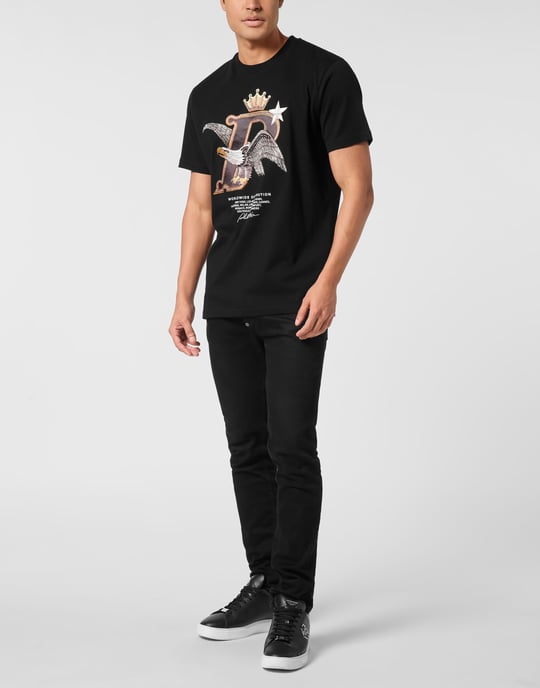 Round Neck T-Shirt Eagle Plein Worldwide - Image 3