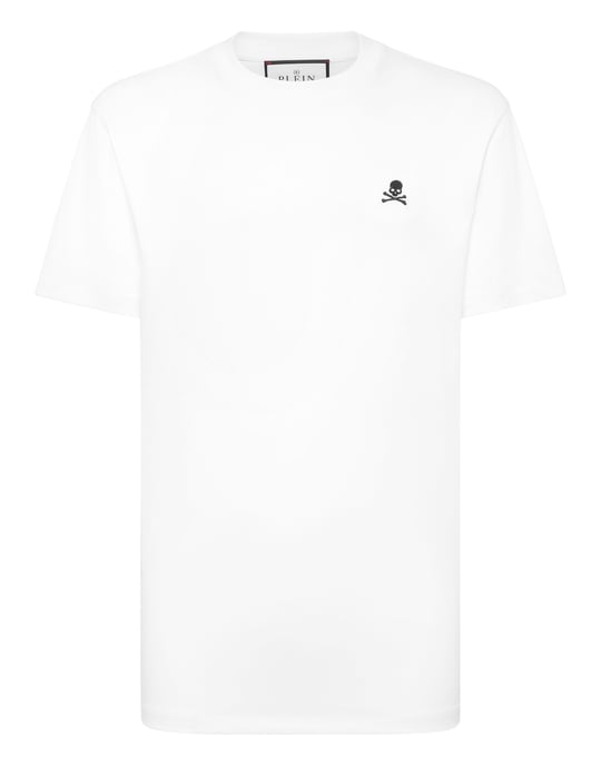 Basic Round Neck T-Shirt Skull - Image 1