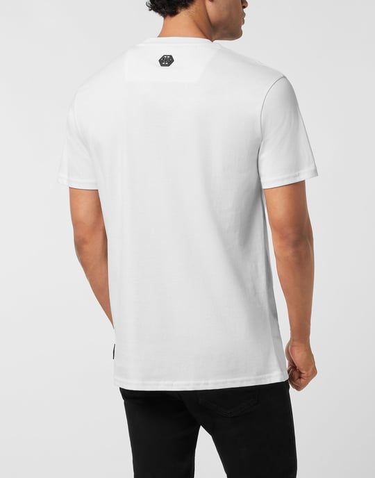 Round Neck T-Shirt Gothic Plein Stones - Image 5