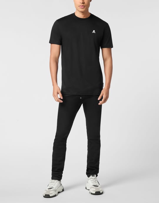 Basic Round Neck T-Shirt Skull - Image 3