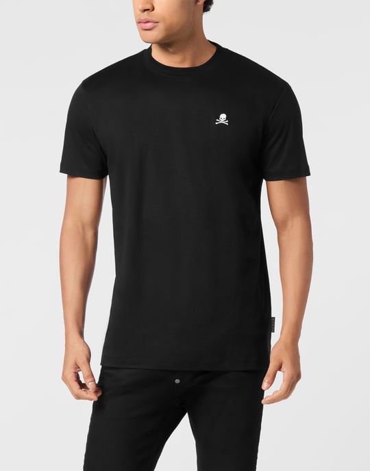 Basic Round Neck T-Shirt Skull - Image 5