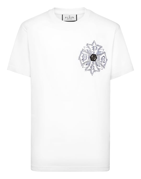 Round Neck T-Shirt Truck Gothic Plein - Image 1