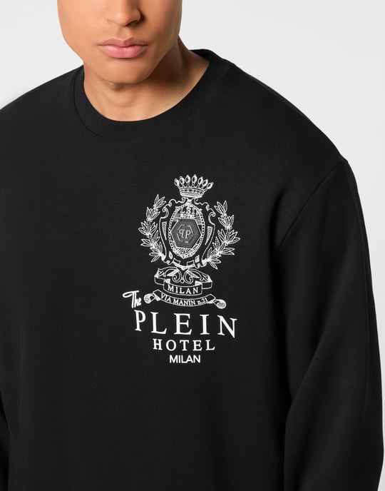 Fleece Round Neck Sweatshirt Plein Hotel - Image 2