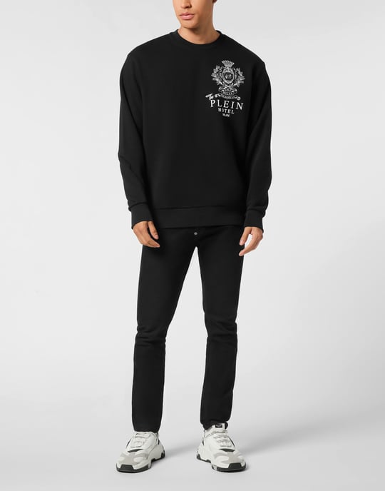 Fleece Round Neck Sweatshirt Plein Hotel - Image 3