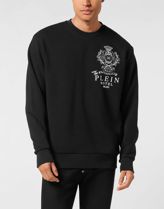 Fleece Round Neck Sweatshirt Plein Hotel - Image 5