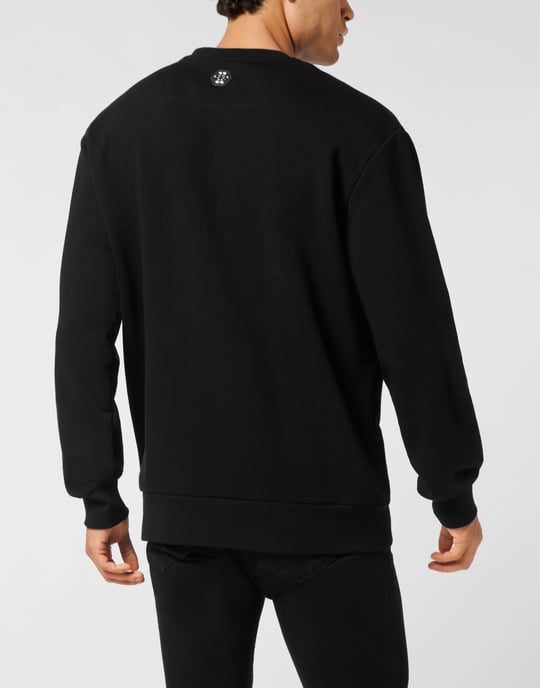 Round Neck Sweatshirt Worldwide Crest - Image 5