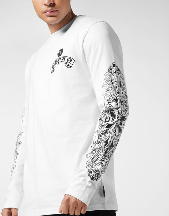 Long Sleeve T-Shirt Chrome Crest - Image 4