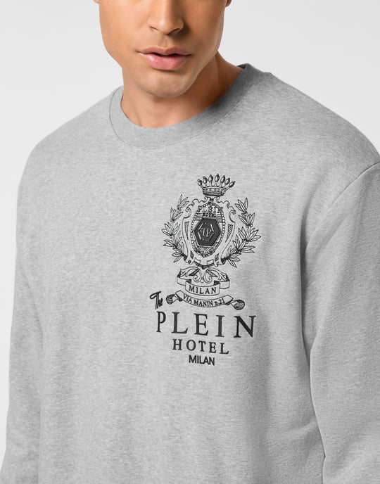 Fleece Round Neck Sweatshirt Plein Hotel - Image 3