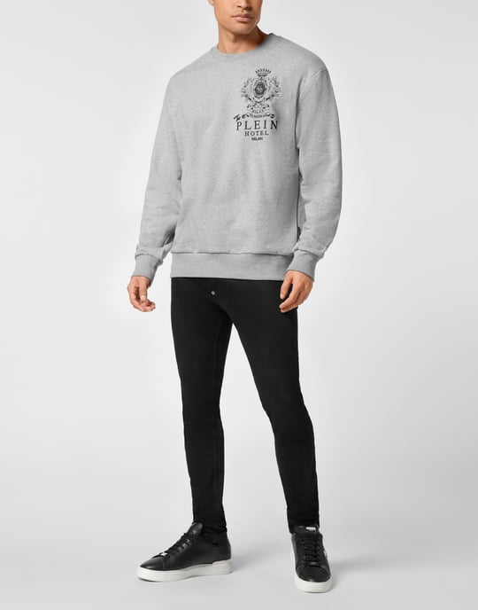 Fleece Round Neck Sweatshirt Plein Hotel - Image 4