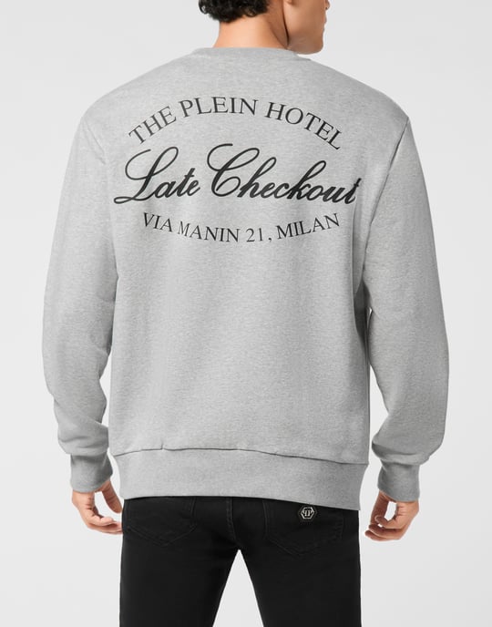 Fleece Round Neck Sweatshirt Plein Hotel - Image 5