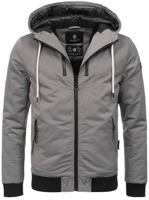 Navahoo Chaqueta Hombre B623 – Cazadora Estilo Casual con Bolsillos Forrados y Tejido Repelente al Agua - Image 2
