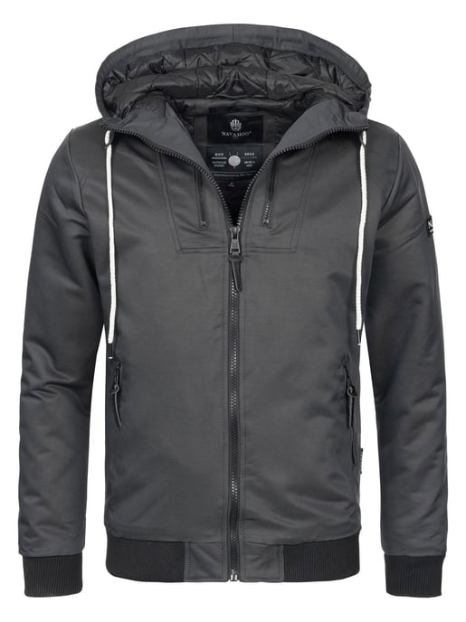 Navahoo Chaqueta Hombre B623 – Cazadora Estilo Casual con Bolsillos Forrados y Tejido Repelente al Agua - Image 2