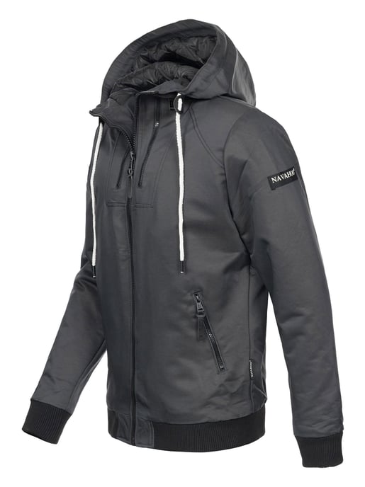 Navahoo Chaqueta Hombre B623 – Cazadora Estilo Casual con Bolsillos Forrados y Tejido Repelente al Agua - Image 3