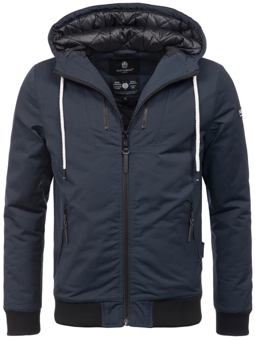 Navahoo Chaqueta Hombre B623 – Cazadora Estilo Casual con Bolsillos Forrados y Tejido Repelente al Agua - Image 2