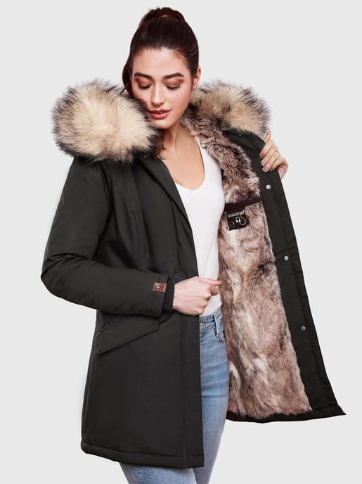 Navahoo Parka de Invierno para Mujer Cristal – Colección Premium con Cuello de Pelo Sintético Desmontable - Image 5