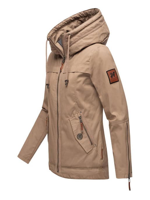 Navahoo Chaqueta de Transición para Mujer Wekoo – Ligera de Algodón con Capucha - Image 4