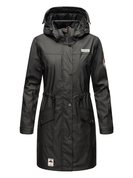 Navahoo Abrigo Impermeable para Mujer Deike – Repelente al Agua con Capucha Desmontable - Image 2