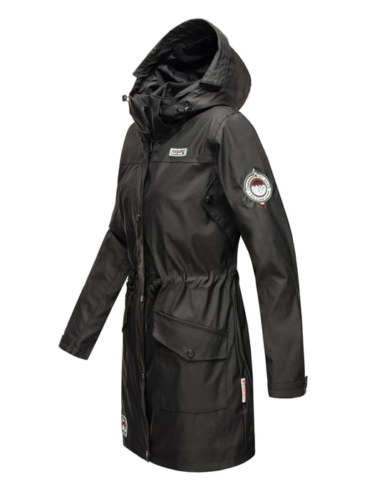 Navahoo Abrigo Impermeable para Mujer Deike – Repelente al Agua con Capucha Desmontable - Image 3