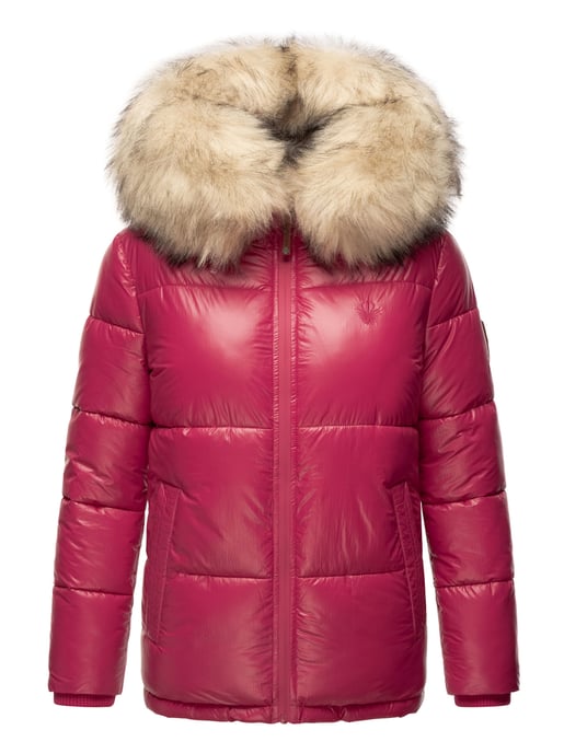 Navahoo Chaqueta de invierno Premium Tikunaa para mujer – Estilo Puffer, Cálida & Con Cuello de Pelo Sintético - Image 2