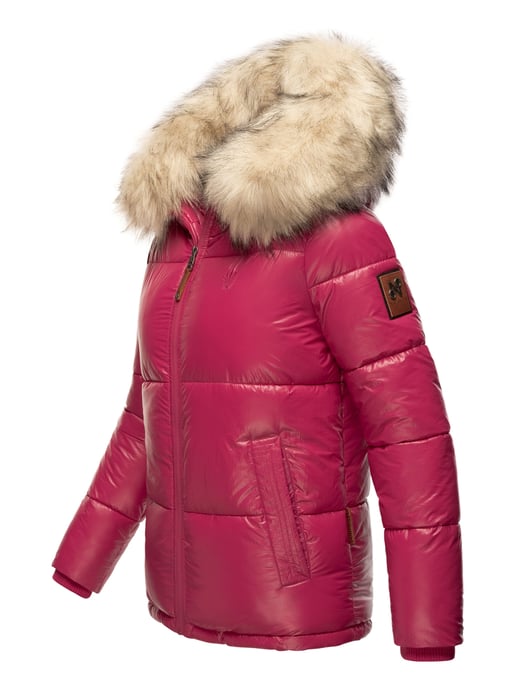 Navahoo Chaqueta de invierno Premium Tikunaa para mujer – Estilo Puffer, Cálida & Con Cuello de Pelo Sintético - Image 3