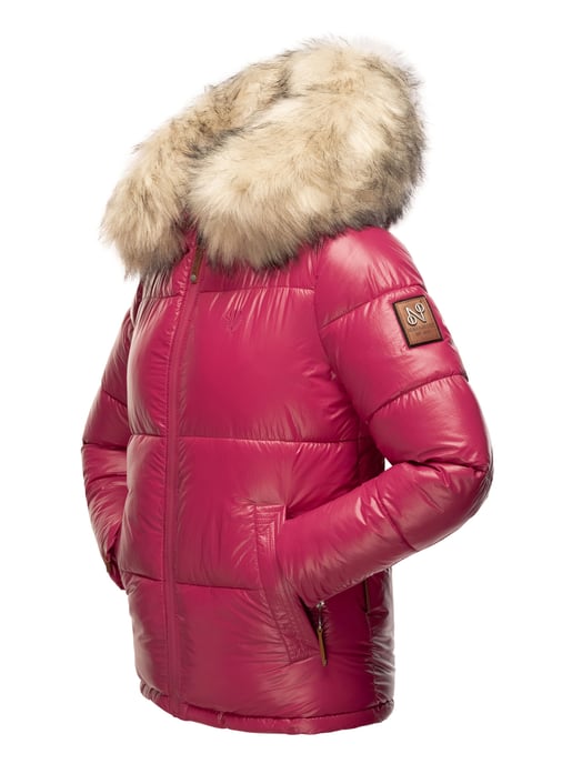 Navahoo Chaqueta de invierno Premium Tikunaa para mujer – Estilo Puffer, Cálida & Con Cuello de Pelo Sintético - Image 5