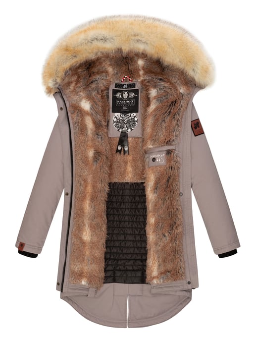 Navahoo Abrigo de Invierno para Mujer Bombi – Colección Premium con Cuello de Pelo Sintético Desmontable - Image 6