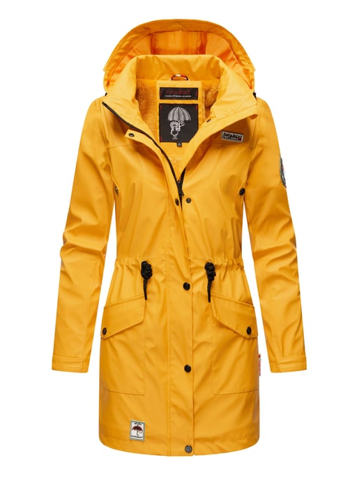 Navahoo Abrigo Impermeable para Mujer Deike – Repelente al Agua con Capucha Desmontable - Image 1