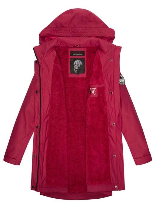 Navahoo Abrigo Impermeable para Mujer Deike – Repelente al Agua con Capucha Desmontable - Image 5