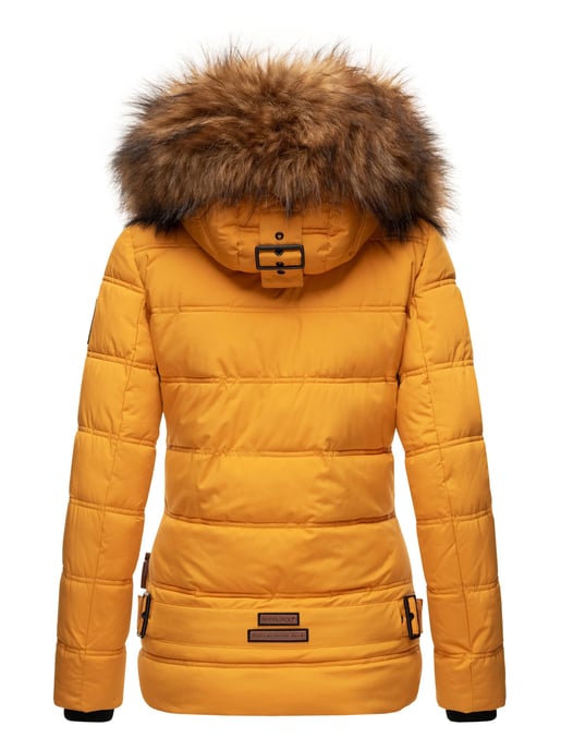 Navahoo Chaqueta de invierno Zoja para mujer – Cálida, Moderna & Con Cuello de Pelo Sintético Desmontable - Image 4
