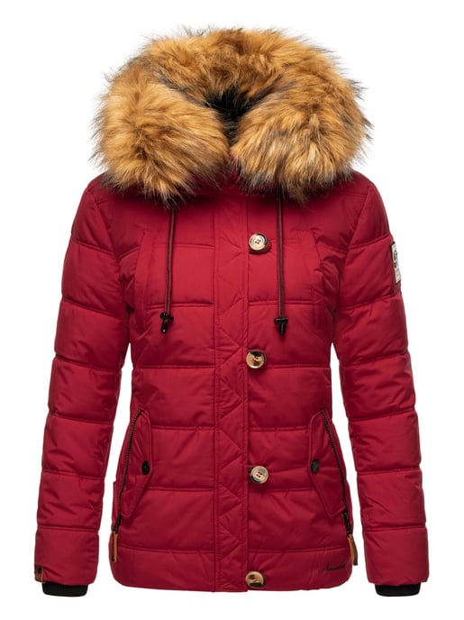 Navahoo Chaqueta de invierno Zoja para mujer – Cálida, Moderna & Con Cuello de Pelo Sintético Desmontable - Image 2