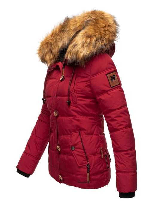 Navahoo Chaqueta de invierno Zoja para mujer – Cálida, Moderna & Con Cuello de Pelo Sintético Desmontable - Image 3