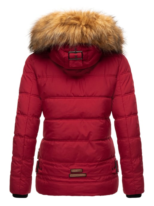 Navahoo Chaqueta de invierno Zoja para mujer – Cálida, Moderna & Con Cuello de Pelo Sintético Desmontable - Image 4