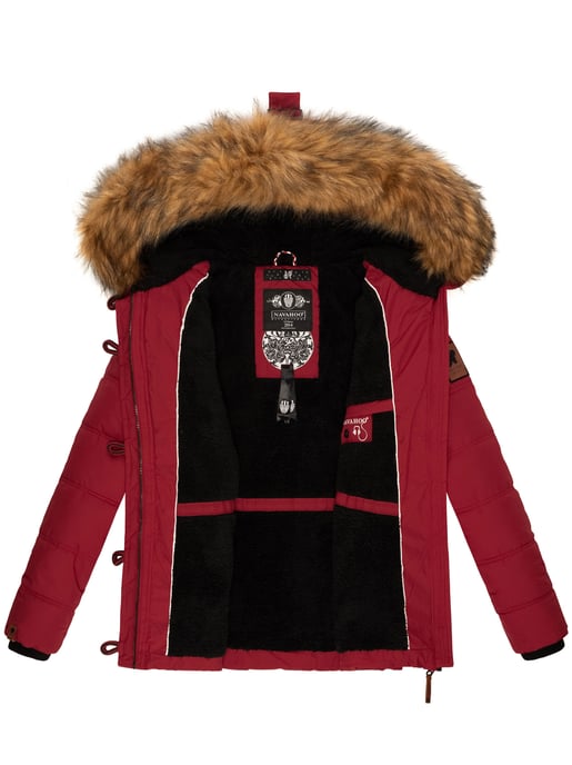 Navahoo Chaqueta de invierno Zoja para mujer – Cálida, Moderna & Con Cuello de Pelo Sintético Desmontable - Image 6
