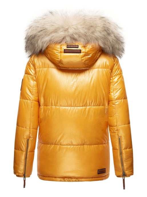 Navahoo Chaqueta de invierno Premium Tikunaa para mujer – Estilo Puffer, Cálida & Con Cuello de Pelo Sintético - Image 4