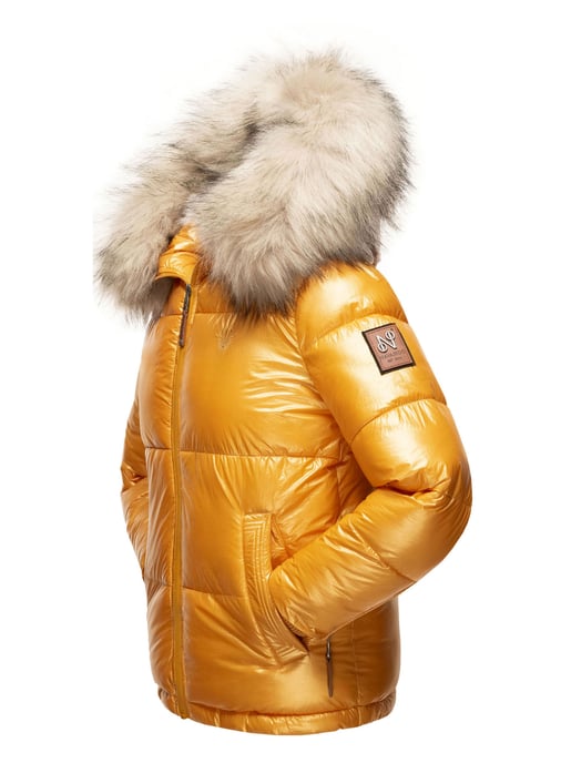 Navahoo Chaqueta de invierno Premium Tikunaa para mujer – Estilo Puffer, Cálida & Con Cuello de Pelo Sintético - Image 5