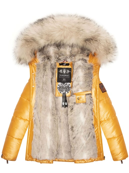 Navahoo Chaqueta de invierno Premium Tikunaa para mujer – Estilo Puffer, Cálida & Con Cuello de Pelo Sintético - Image 6