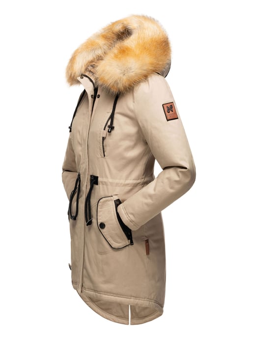 Navahoo Abrigo de Invierno para Mujer Bombi – Colección Premium con Cuello de Pelo Sintético Desmontable - Image 4