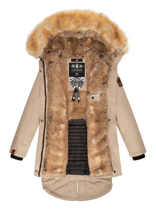 Navahoo Abrigo de Invierno para Mujer Bombi – Colección Premium con Cuello de Pelo Sintético Desmontable - Image 6